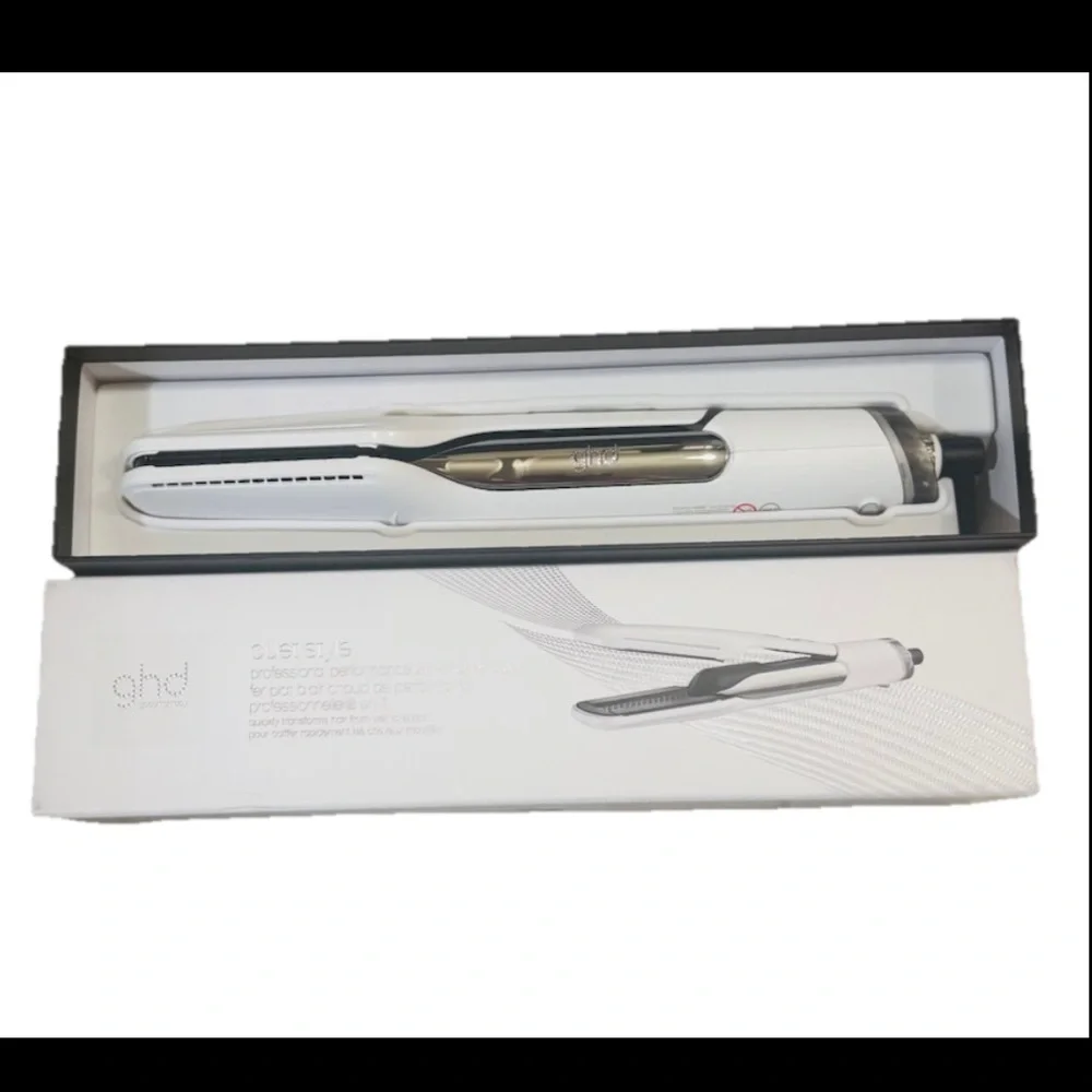ghd white and silver 2-in-1 Hair Styler